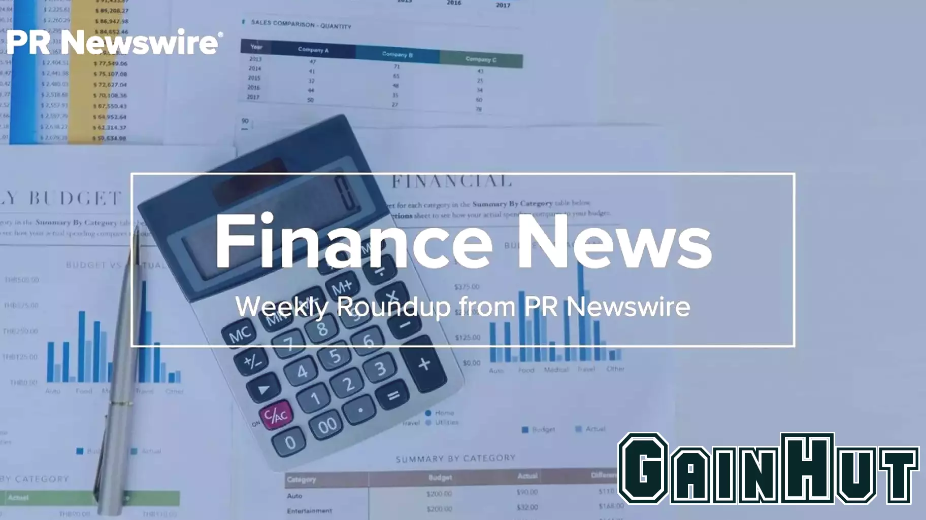 Weekly Finance Press Release Highlights